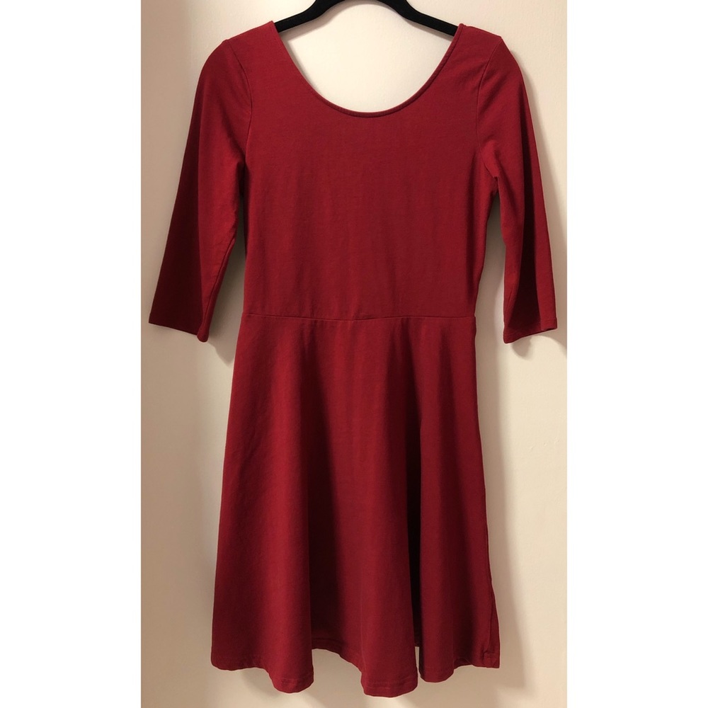 Express Midi Red Dress
